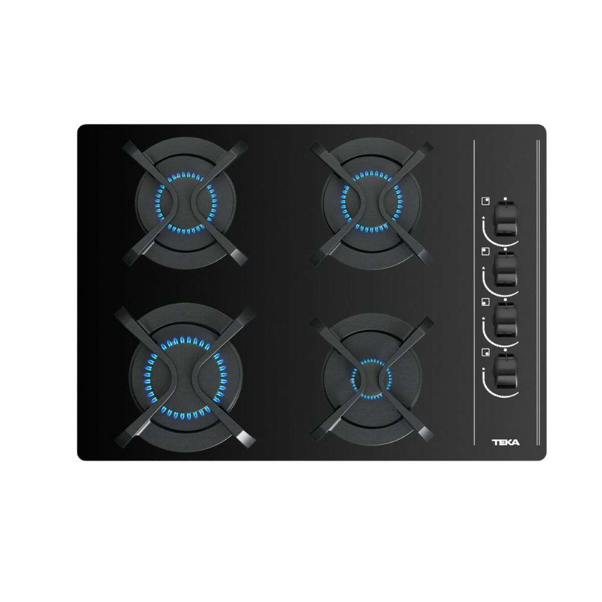 Gasplatta Teka Teka | Placa Cristal Gas 60 cm 7300 W - 2