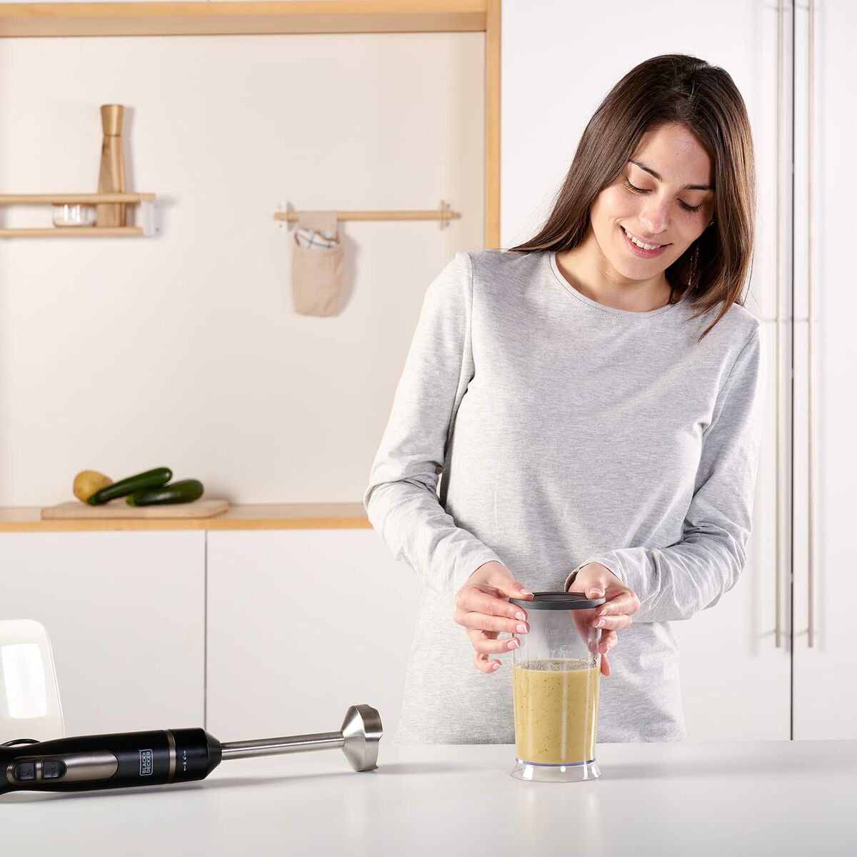 Glasmixer Black & Decker Grå 800 W 600 ml - 2