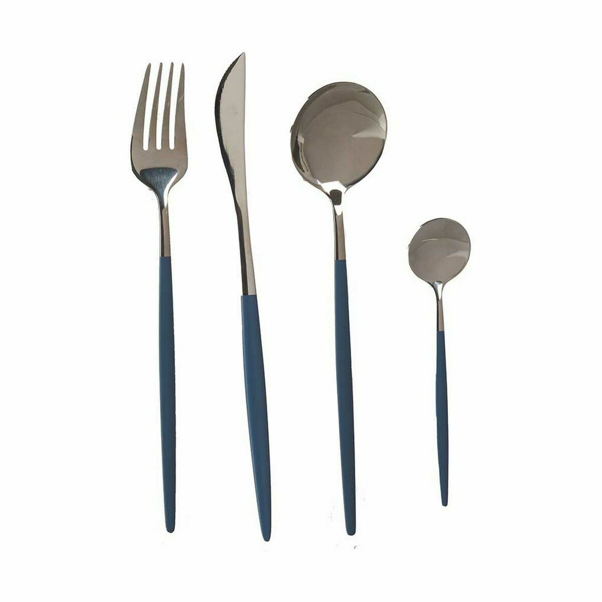 Bestickset Grå Silvrig Rostfritt stål (12 antal) - 2