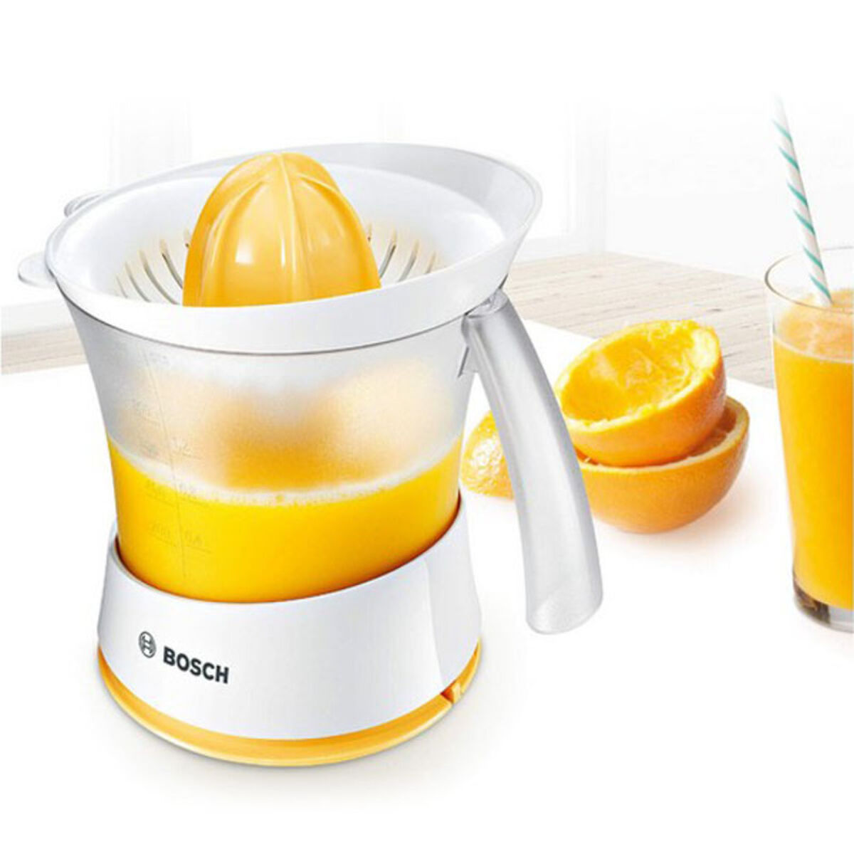 Elektrisk Juicepress BOSCH MCP3500 Vit Gul 25 W 800 ml - 4