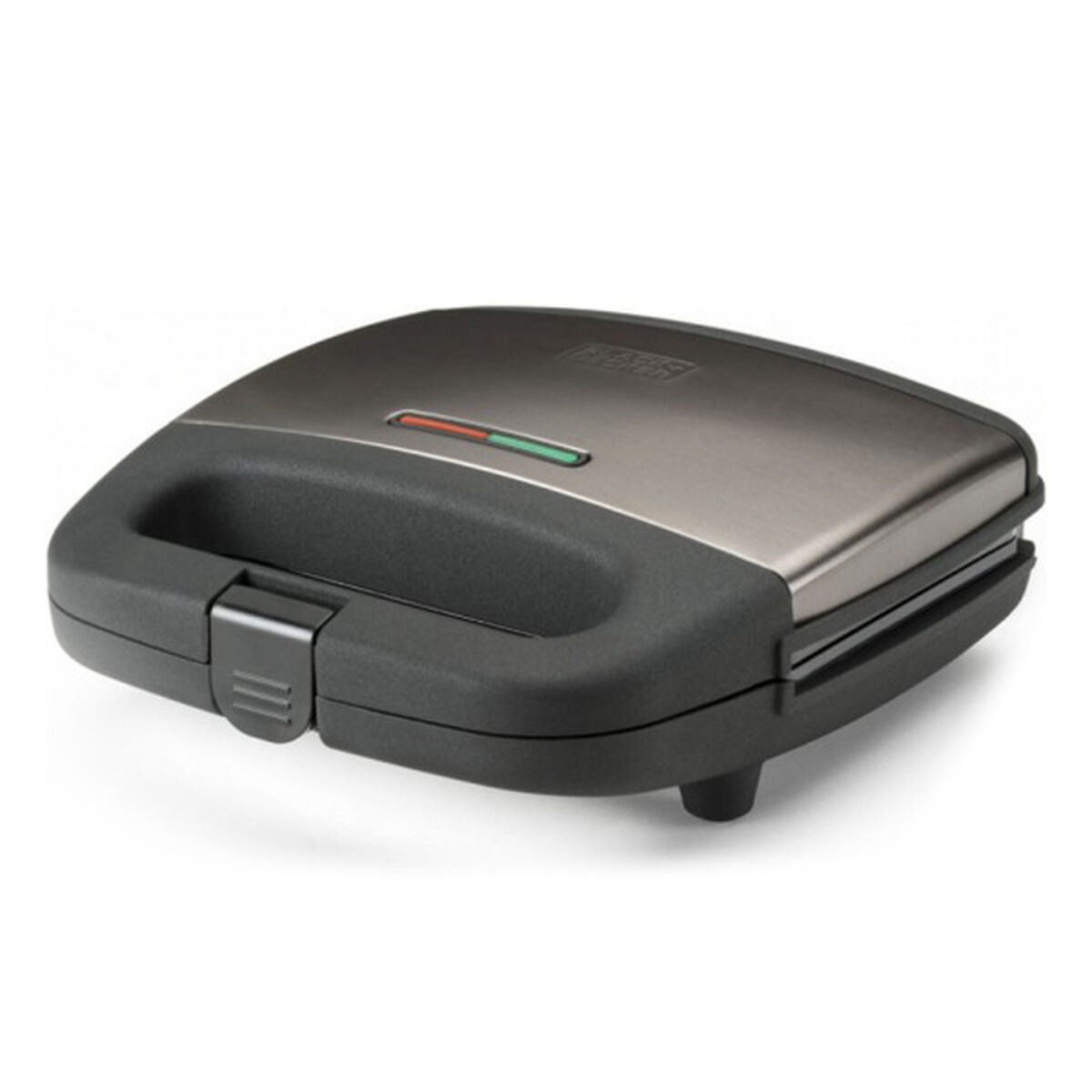 Non-stick smörgåsgrill Black & Decker BXSA750E Svart 750 W