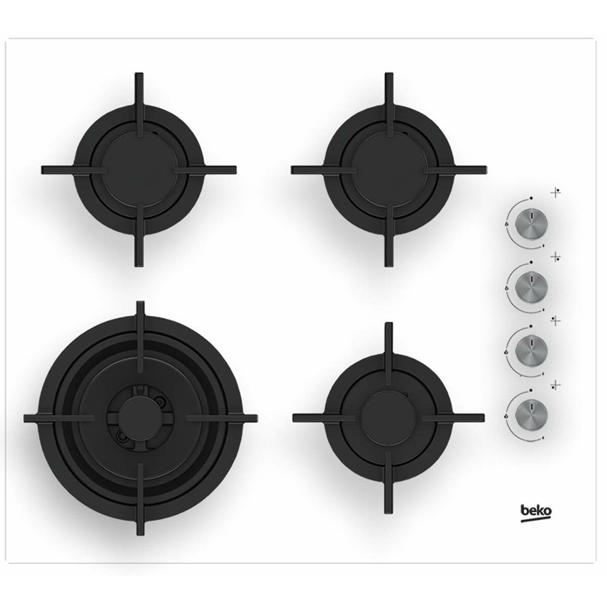 Gasplatta BEKO HILW64122SW 59 cm 52,4 cm 7800 W