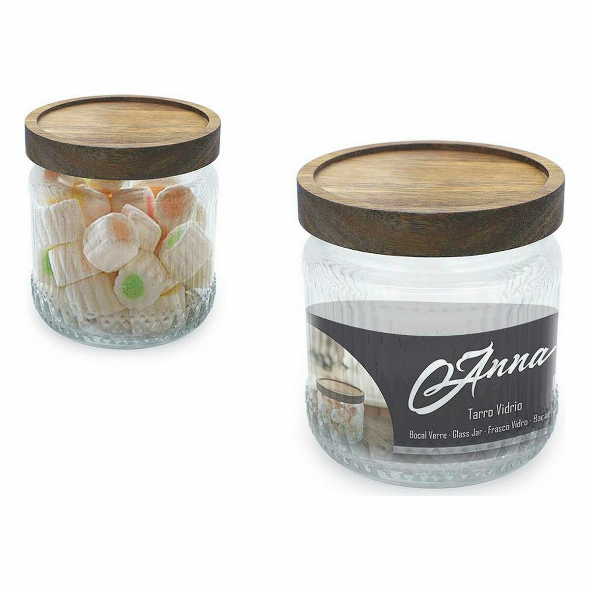 Burk Anna Trä Glas 450 ml 10 x 11 cm - 2