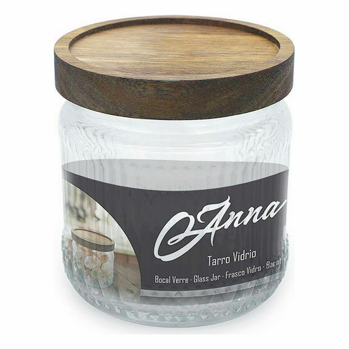 Burk Anna Trä Glas 450 ml 10 x 11 cm