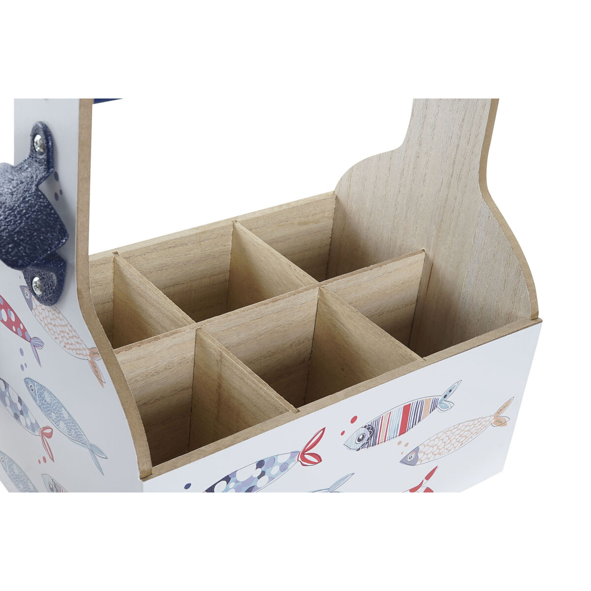 Flaskställ DKD Home Decor Multicolour Trä MDF 27 x 16,5 x 25,5 cm (2 antal) - 3