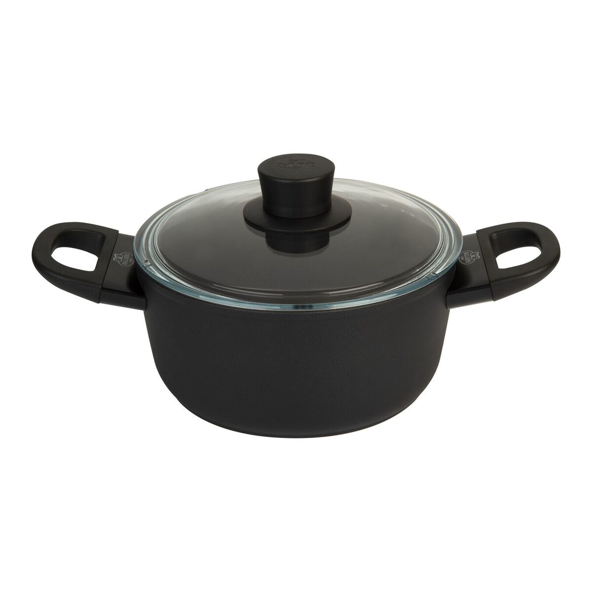 Kastrull med lock Ballarini 75002-920-0 Svart Aluminium Ø 20 cm 3,2 L (1 antal)