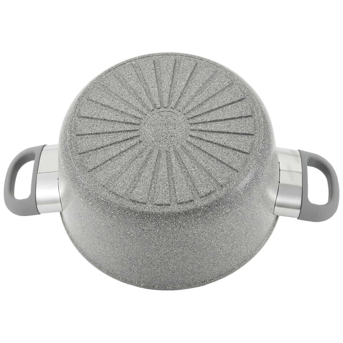 Kastrull med lock Ballarini 75002-940-0 Grå Aluminium Ø 24 cm 4,5 L (1 antal) - 2