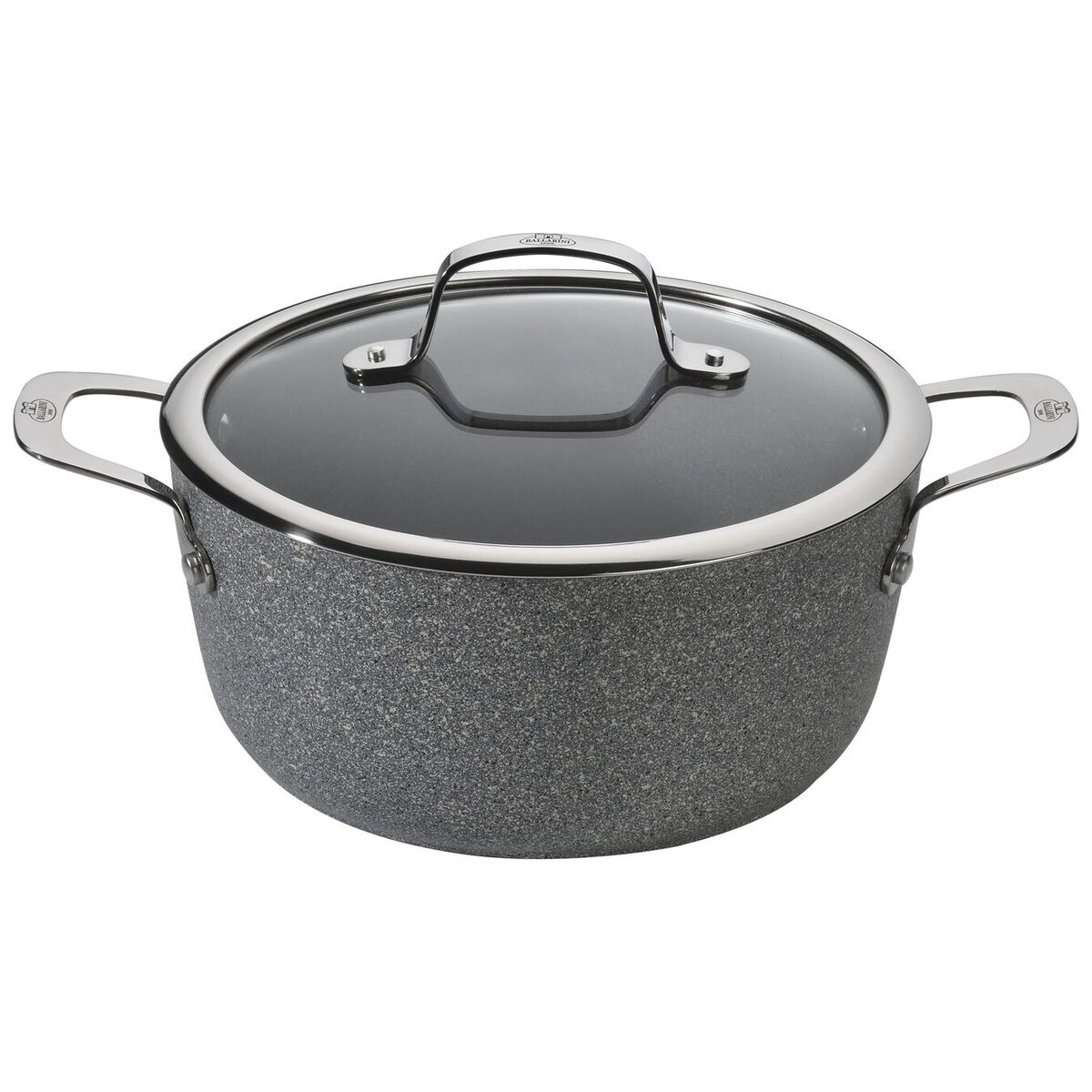 Kastrull med lock Ballarini 75002-826-0 Grå Stål Rostfritt stål Aluminium Ø 20 cm 2,7 L (1 antal)
