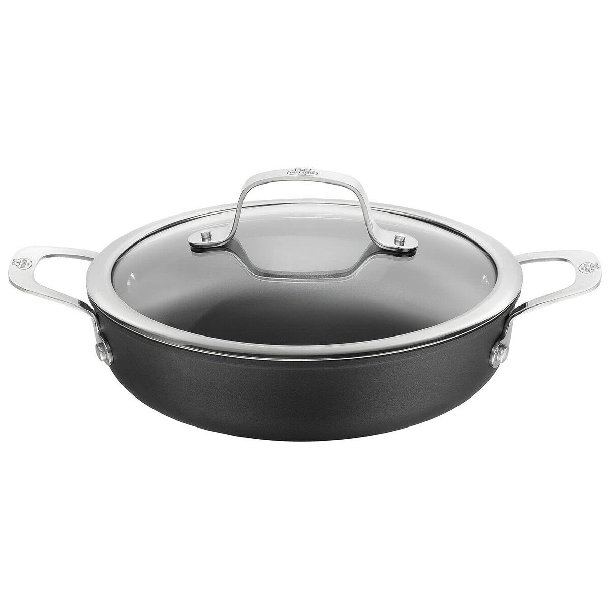 Kastrull med lock Ballarini Alba ALBG3ED.24D Grafit Titan Rostfritt stål Aluminium Ø 24 cm