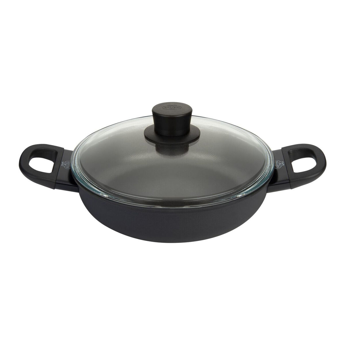 Kastrull med lock Ballarini 75002-922-0 Svart Rostfritt stål Aluminium 1 Delar Ø 24 cm