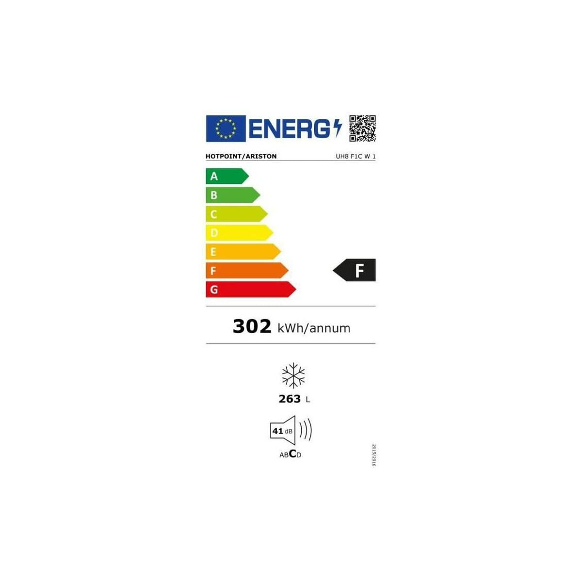 Frys Hotpoint UH8F1CW1 (187 x 60 cm) - 2