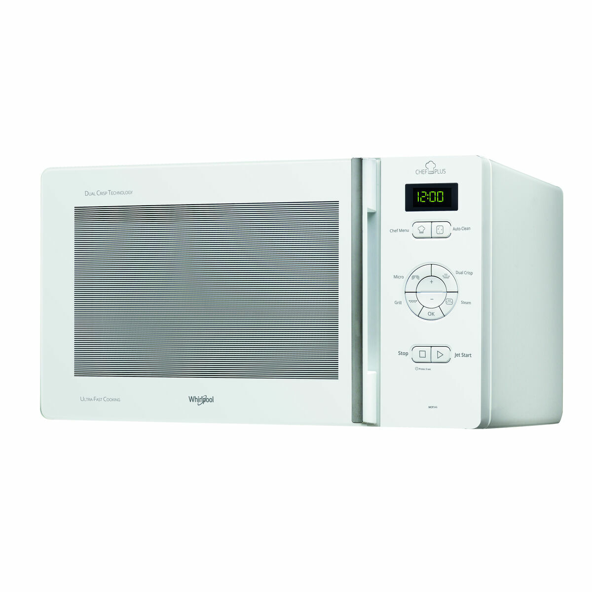 Mikrovågsugn med Grill Whirlpool Corporation ChefPlus Vit 800 W 25 L - 2