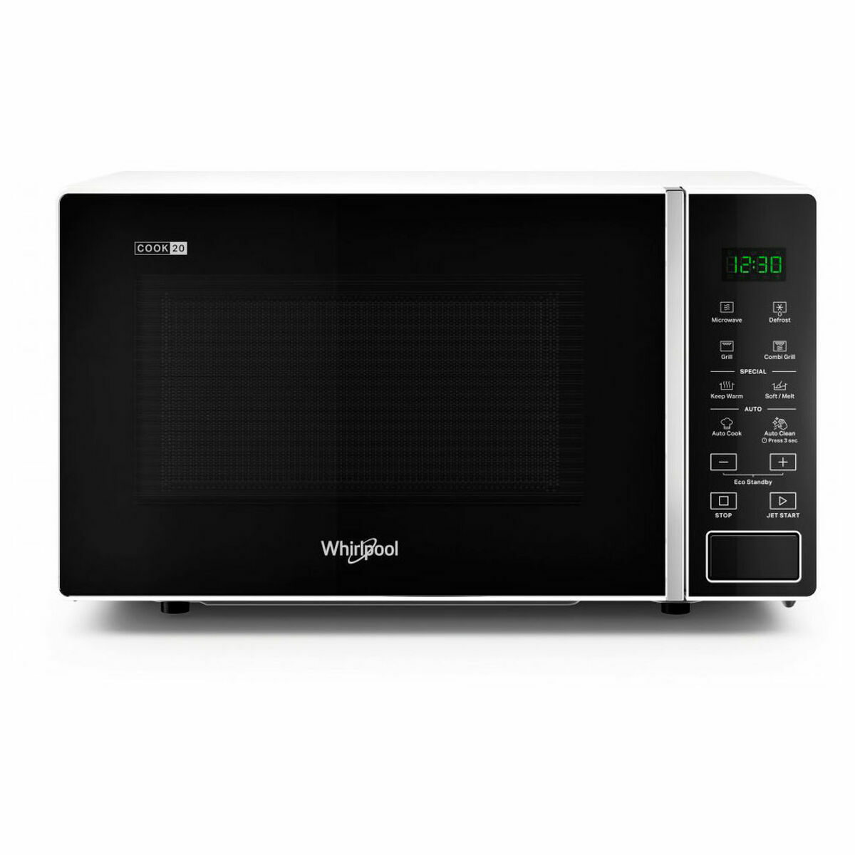 Mikrovågsugn med Grill Whirlpool Corporation MWP203W 700 W (20 L) - 2
