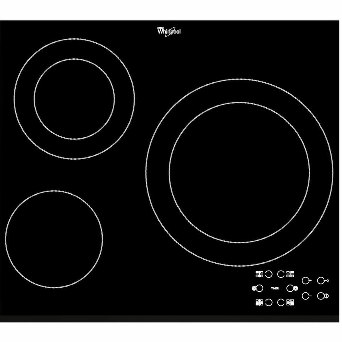 Keramisk platta Whirlpool Corporation AKT807BF 58 cm 5600 W - 2