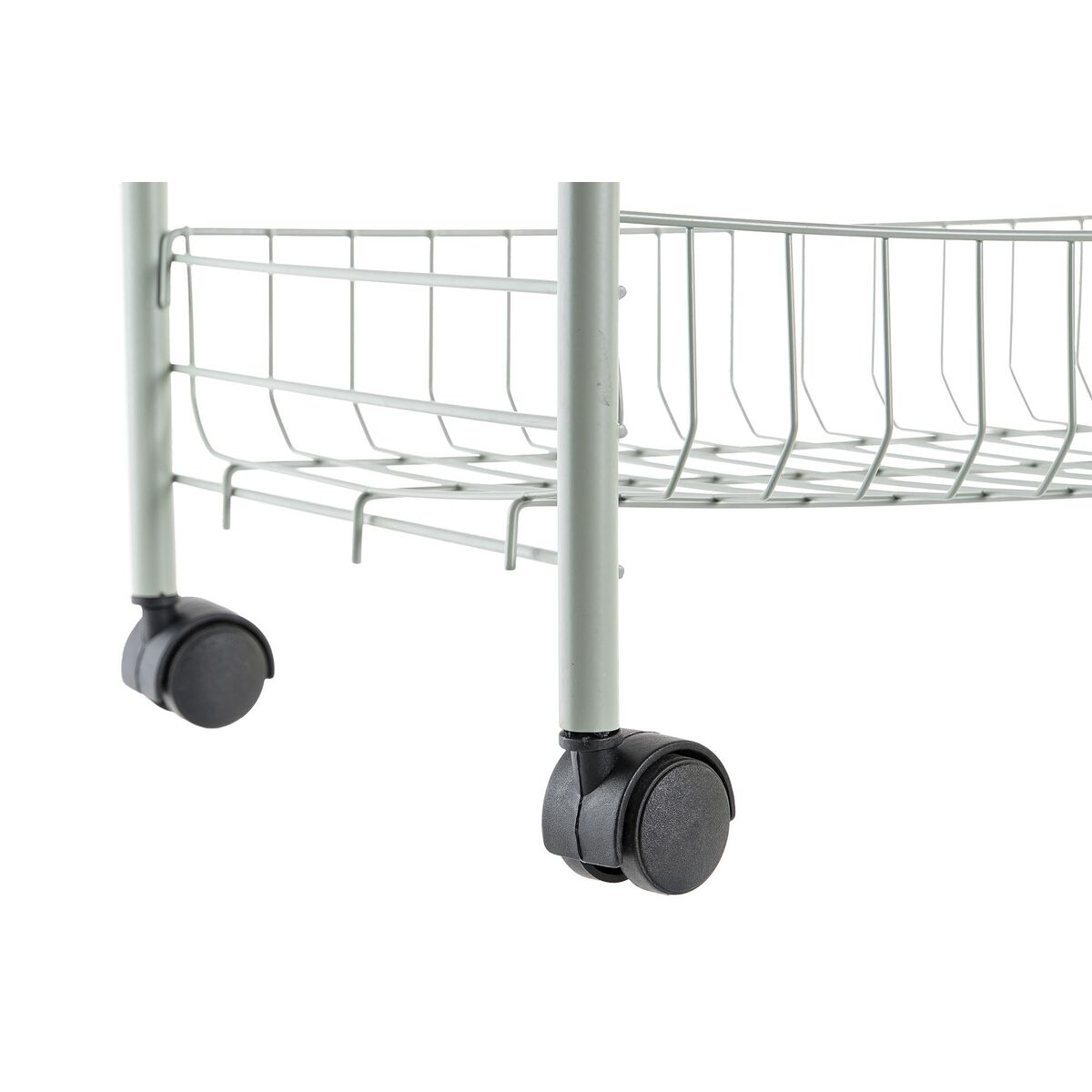 Zsúrkocsi DKD Home Decor 40 x 26 x 62 cm Metall Grön polypropen - 3