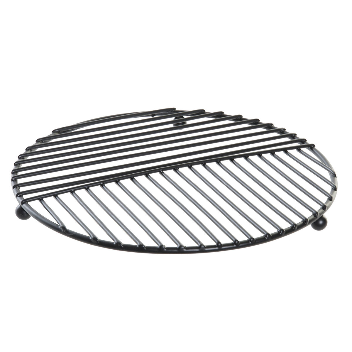Bordsunderlägg DKD Home Decor Galler Svart Metall 20 x 20 x 1,5 cm - 3