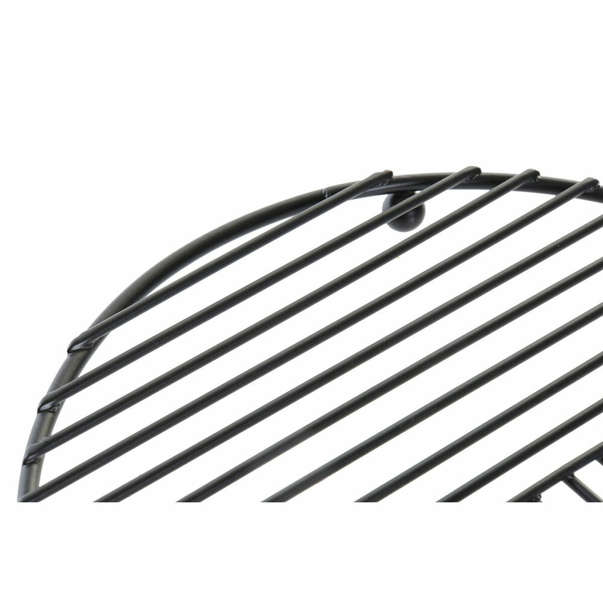 Bordsunderlägg DKD Home Decor Galler Svart Metall 20 x 20 x 1,5 cm - 4