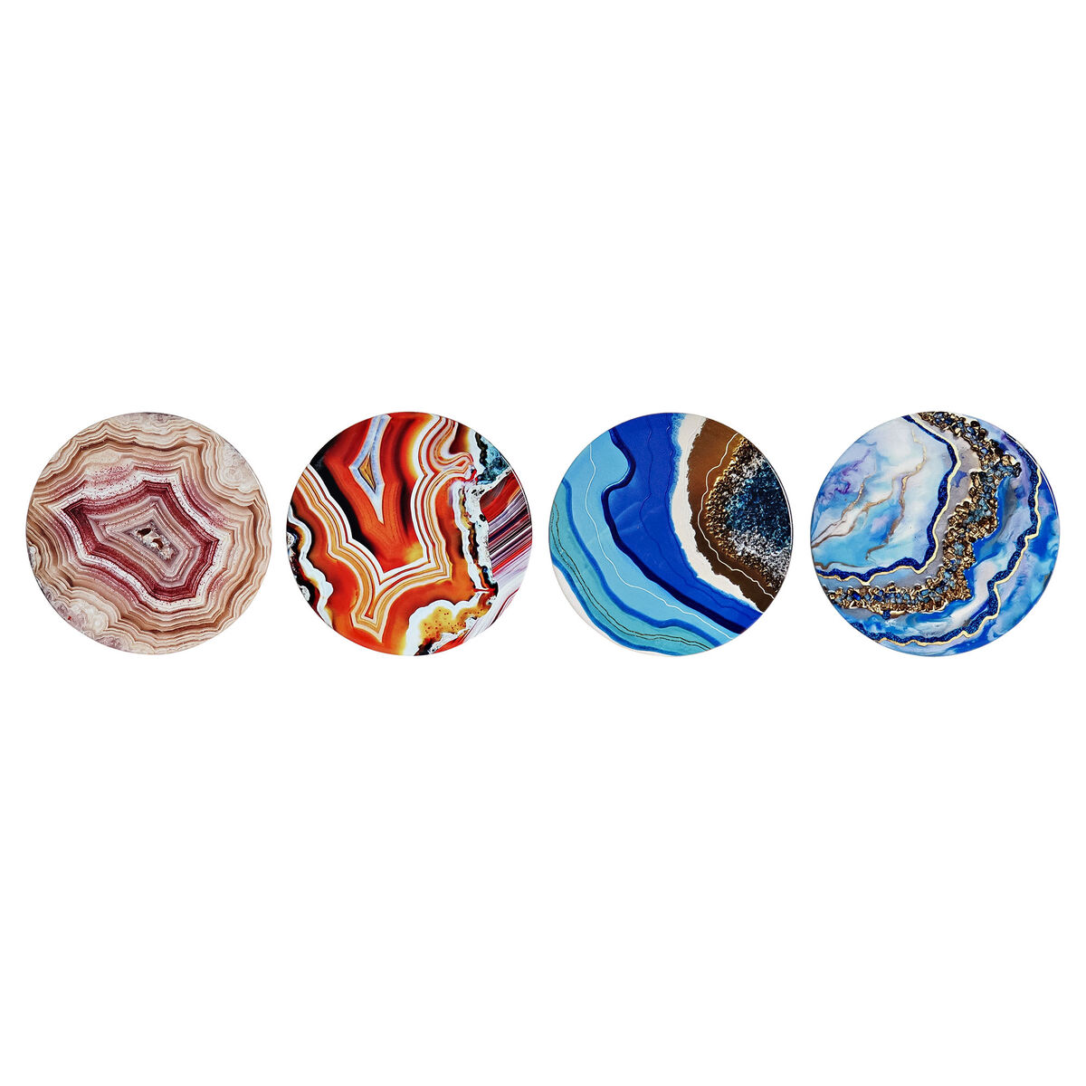 Underlägg DKD Home Decor Dolomite Kork Modern (4 pcs) - 2