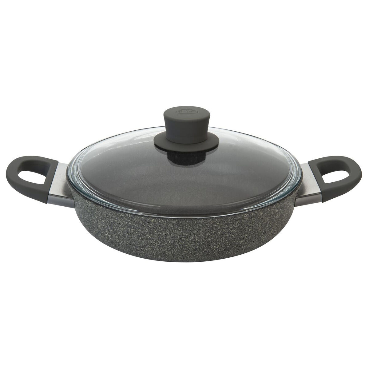 Kastrull med lock Ballarini 75002-942-0 Grå Aluminium 1 Delar Ø 24 cm