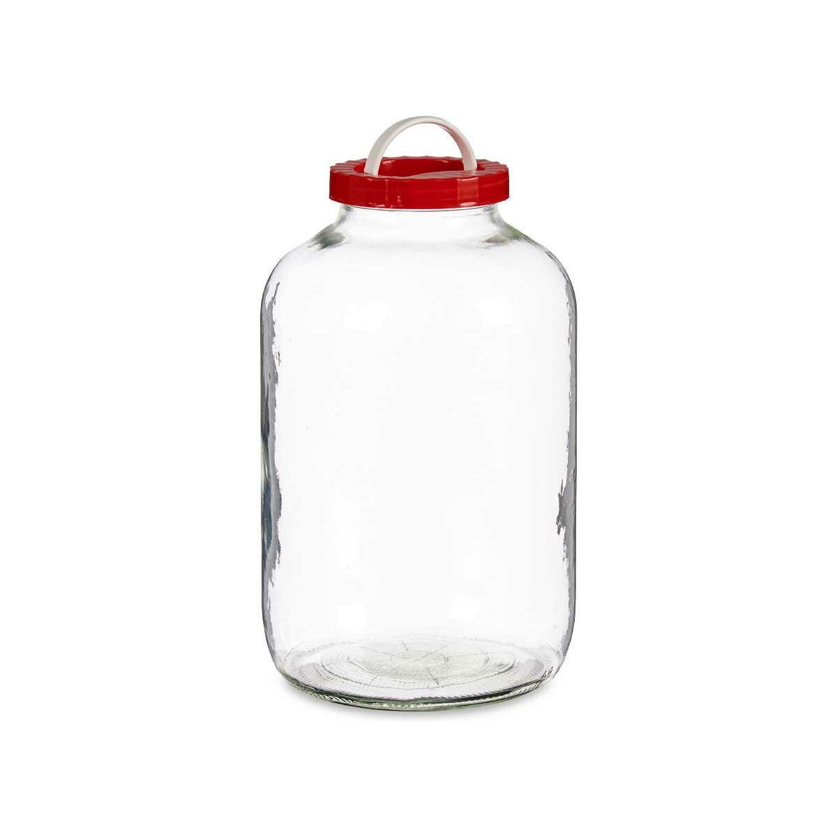 Burk Lock med handtag Röd polypropen 8 L 20,5 x 33 x 20,5 cm (4 antal) - 2