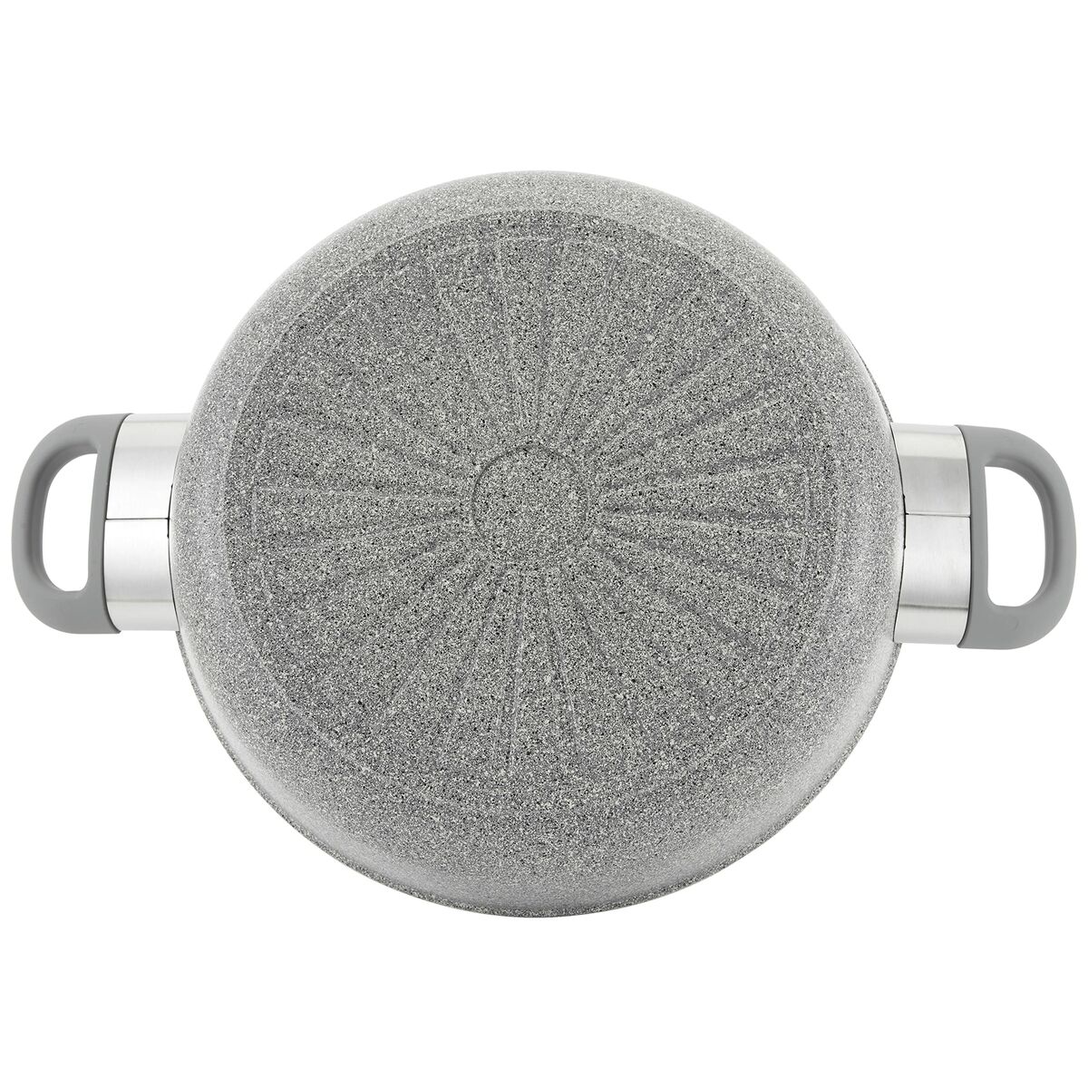 Kastrull med lock Ballarini 75002-973-0 Grå Aluminium 1 Delar Ø 28 cm - 2