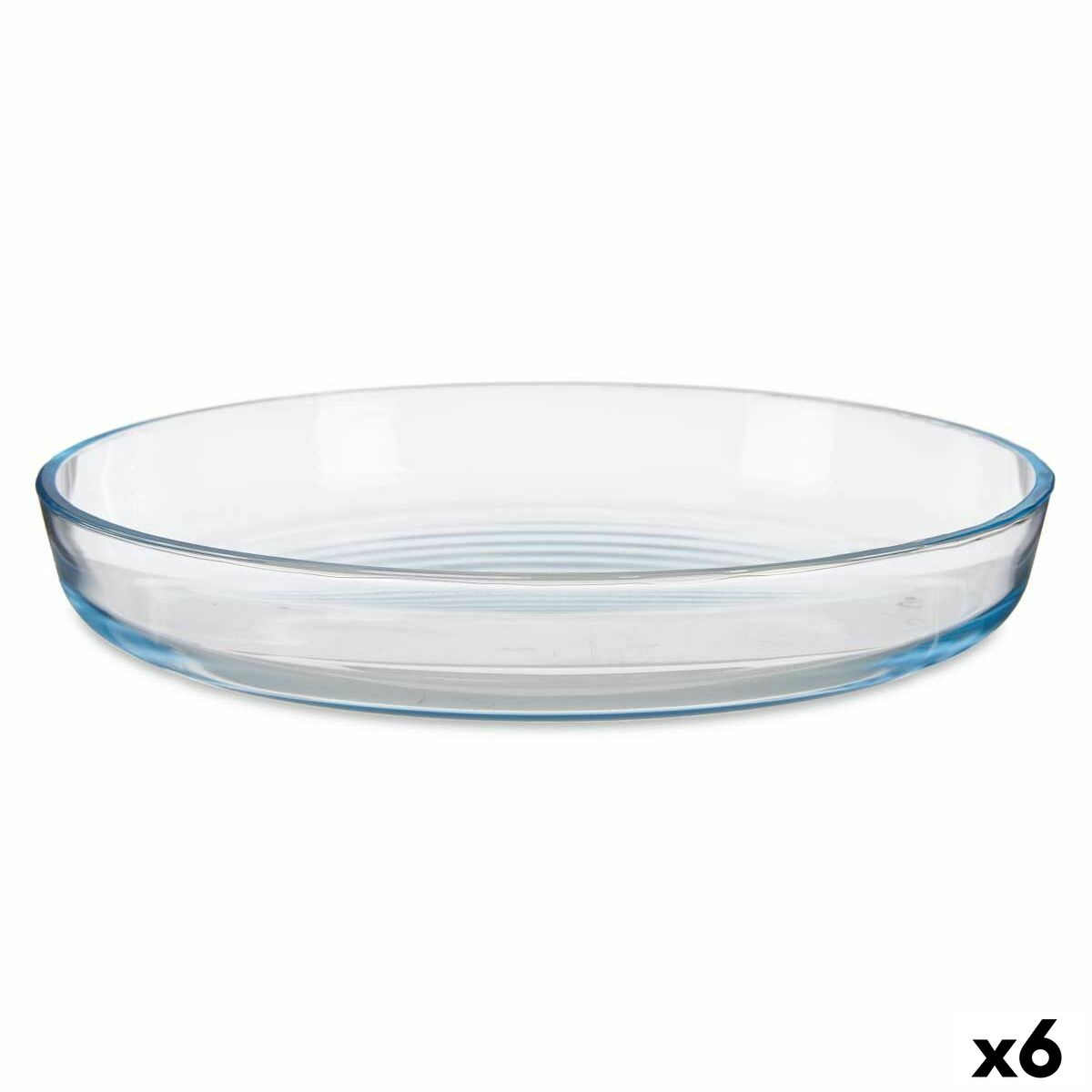 Ugnsplåt Transparent Borosilikatglas 31,5 x 5 x 31,5 cm (6 antal)