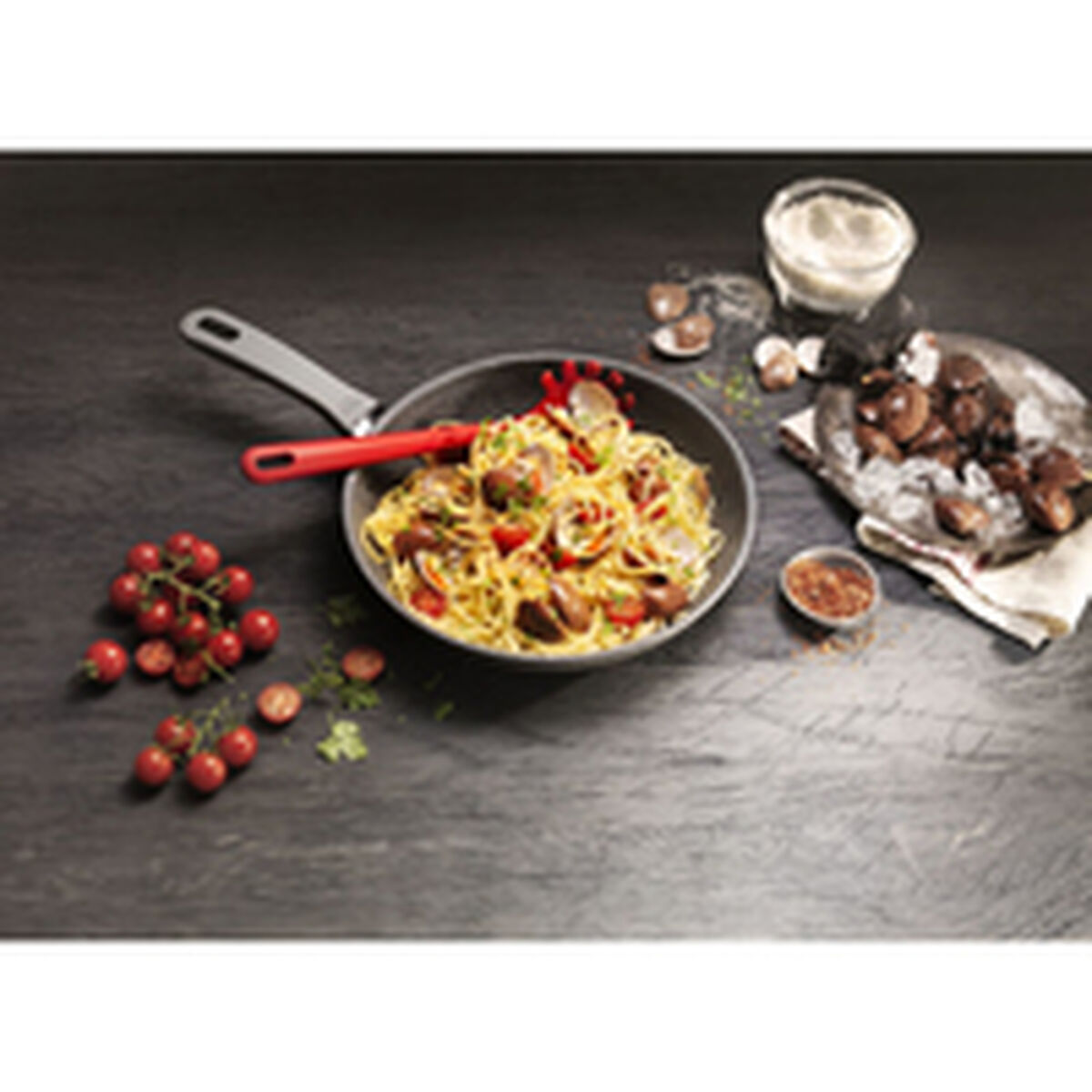 Stekpanna Ballarini 75002-928-0 Grå Aluminium 1 Delar Ø 26 cm - 2