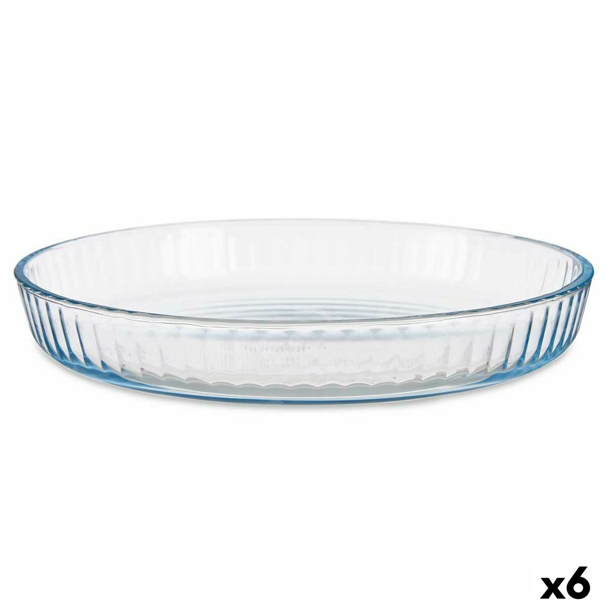 Ugnsplåt Transparent Borosilikatglas 31,2 x 5 x 5 cm (6 antal)