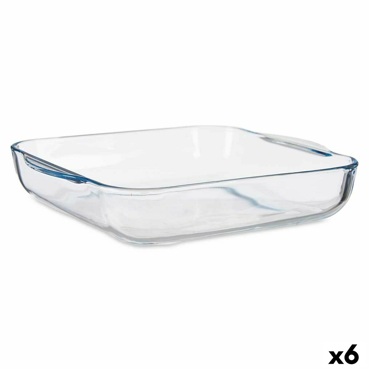 Ugnsplåt Transparent Borosilikatglas 27,7 x 6,5 x 31,2 cm (6 antal)
