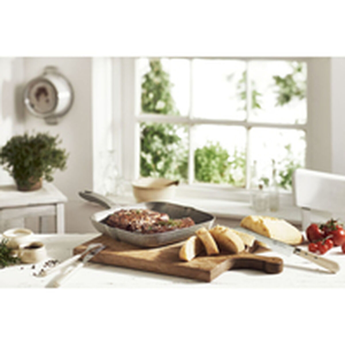 Stekpanna Ballarini 75002-941-0 Grå Aluminium 1 Delar Ø 28 cm - 2