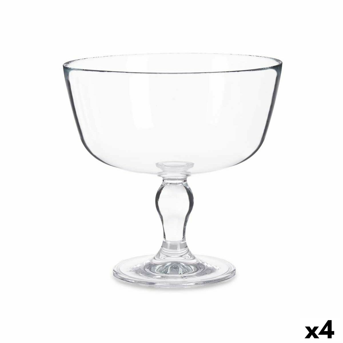 Lunchlåda Petite Patisserie Transparent Glas 22,5 x 22,5 x 22,5 cm (4 antal)