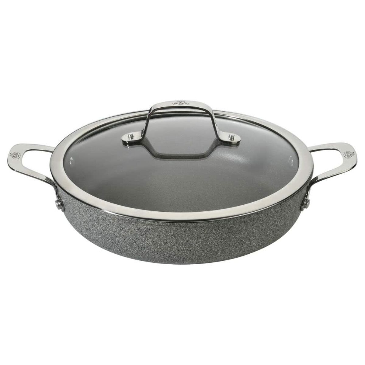 Stekpanna Ballarini Salina Granitium Granit Rostfritt stål Aluminium 1 Delar Ø 28 cm
