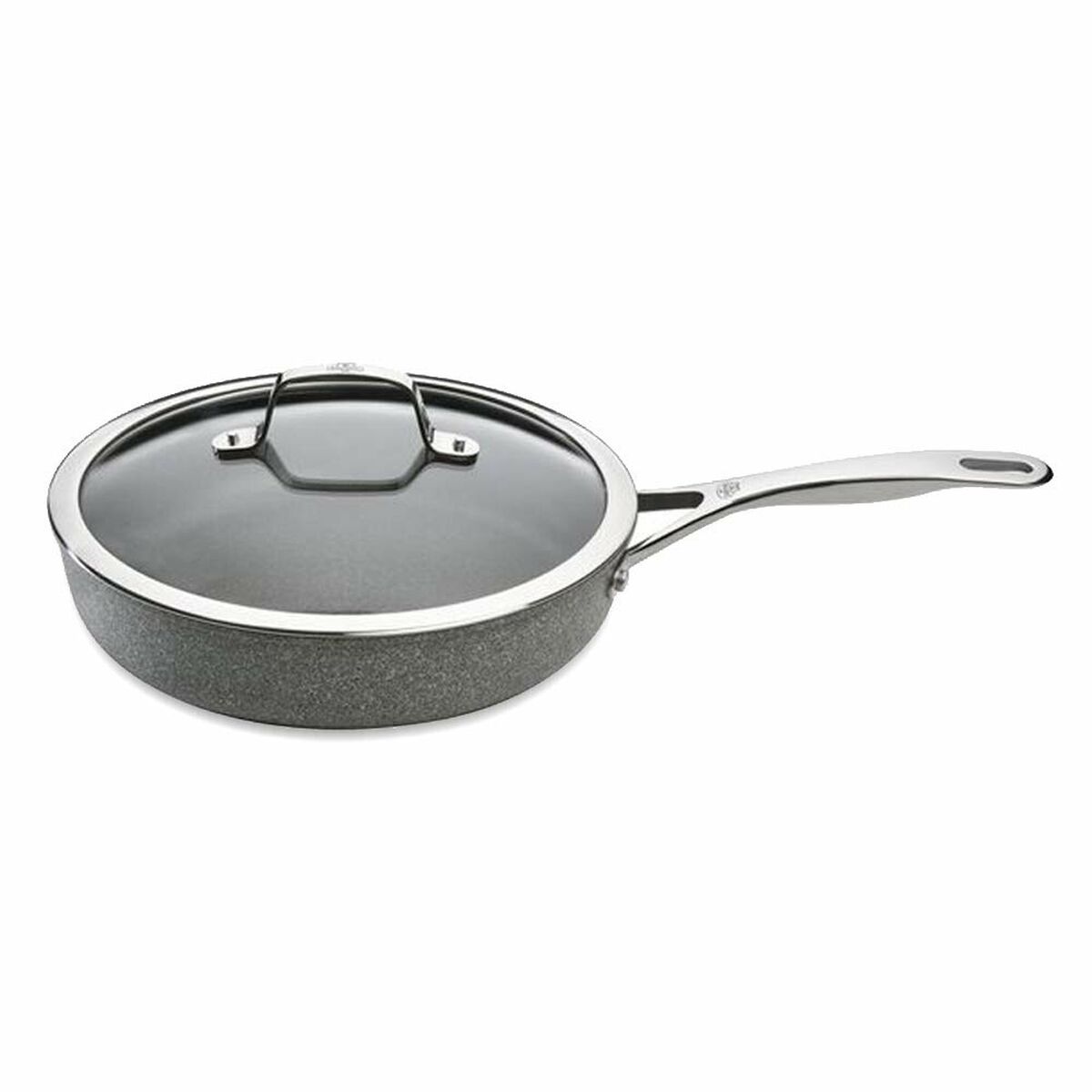 Stekpanna Ballarini Salina Granitium Grå Grafit Rostfritt stål Aluminium Ø 28 cm - 2