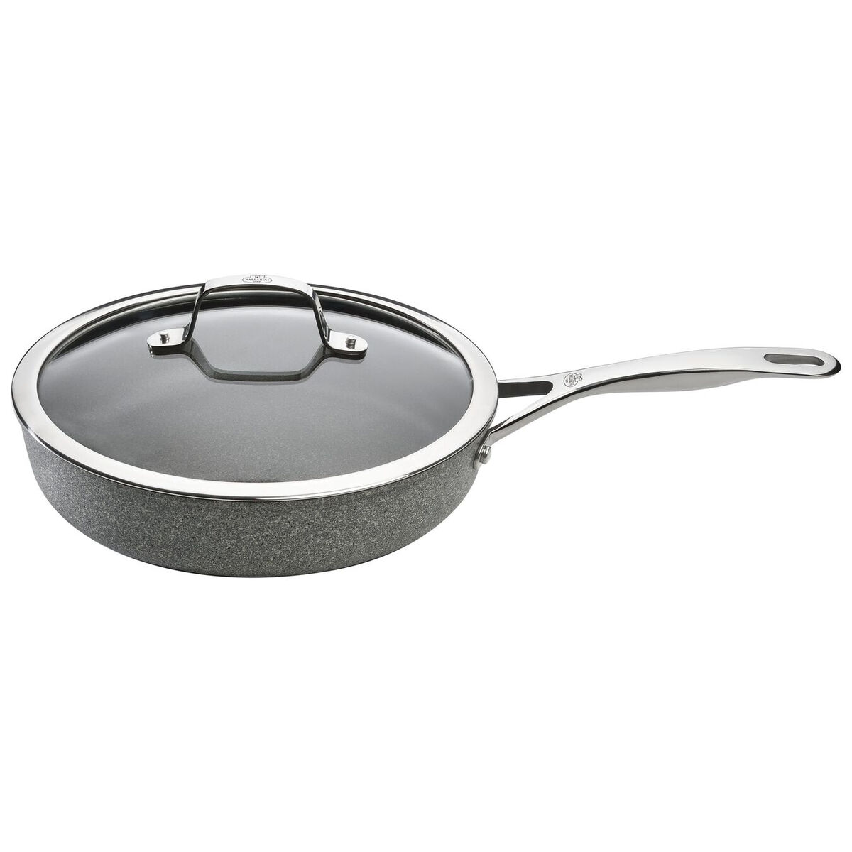 Stekpanna Ballarini Salina Granitium Grå Grafit Rostfritt stål Aluminium Ø 28 cm