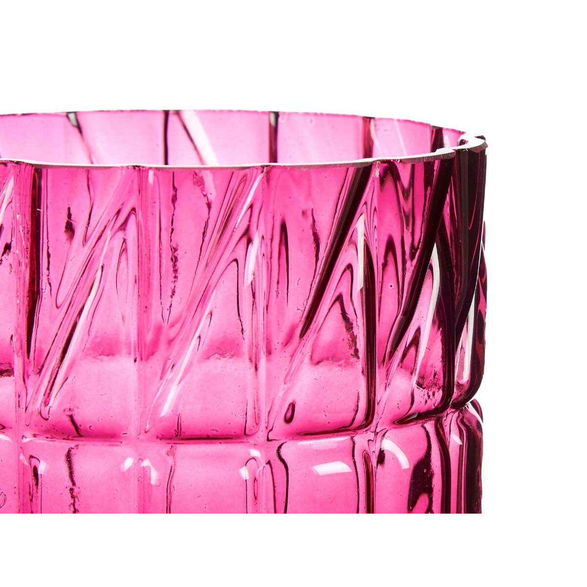 Vas Gravyr Mörkrosa Glas 13 x 26,5 x 13 cm (6 antal) - 2
