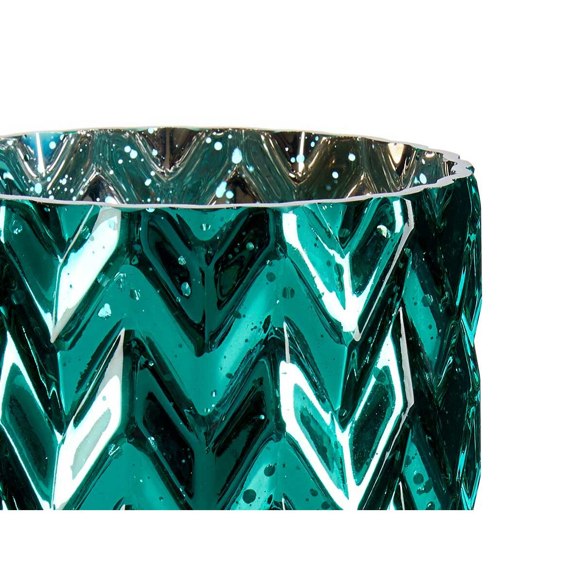Vas Gravyr Ax Turkos Glas 11,3 x 19,5 x 11,3 cm (6 antal) - 2
