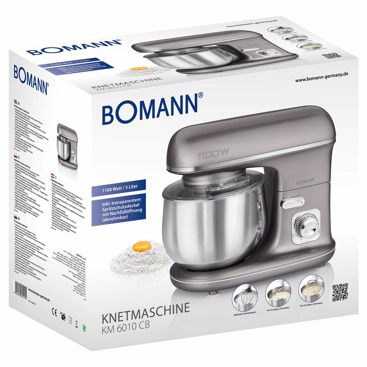Köksrobot Bomann  KM 6010 1100 W - 2