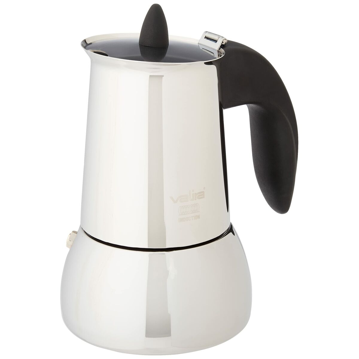 Italiensk Kaffepanna Valira ISABELLA 4T Svart Stål Rostfritt stål - 4