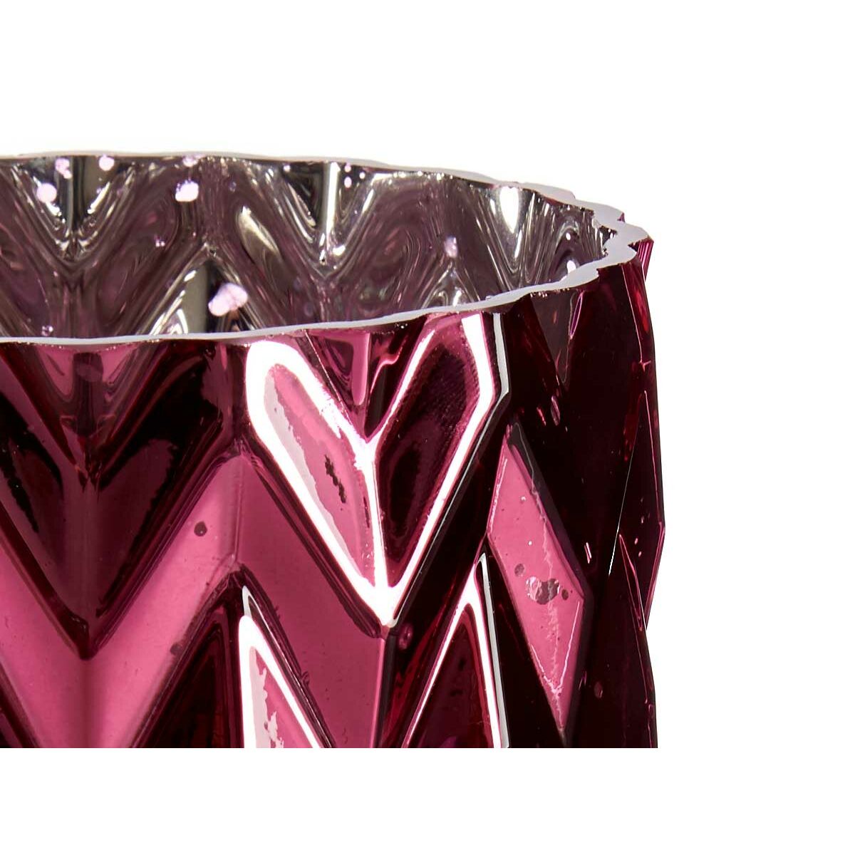Vas Gravyr Ax Rosa Glas 11,3 x 19,5 x 11,3 cm (6 antal) - 2