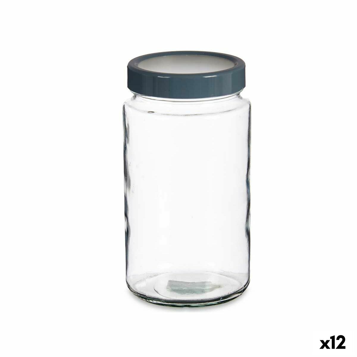 Burk Grå polypropen 2 L 11,5 x 21 x 11,5 cm (12 antal)