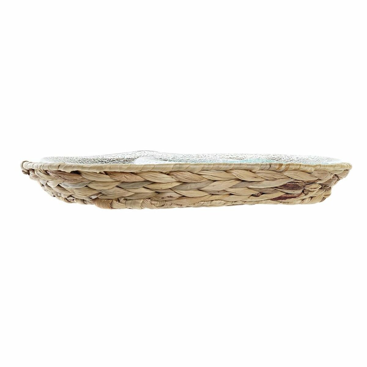 Snacksbricka DKD Home Decor 38 x 25 x 4 cm Glas Naturell Transparent - 3