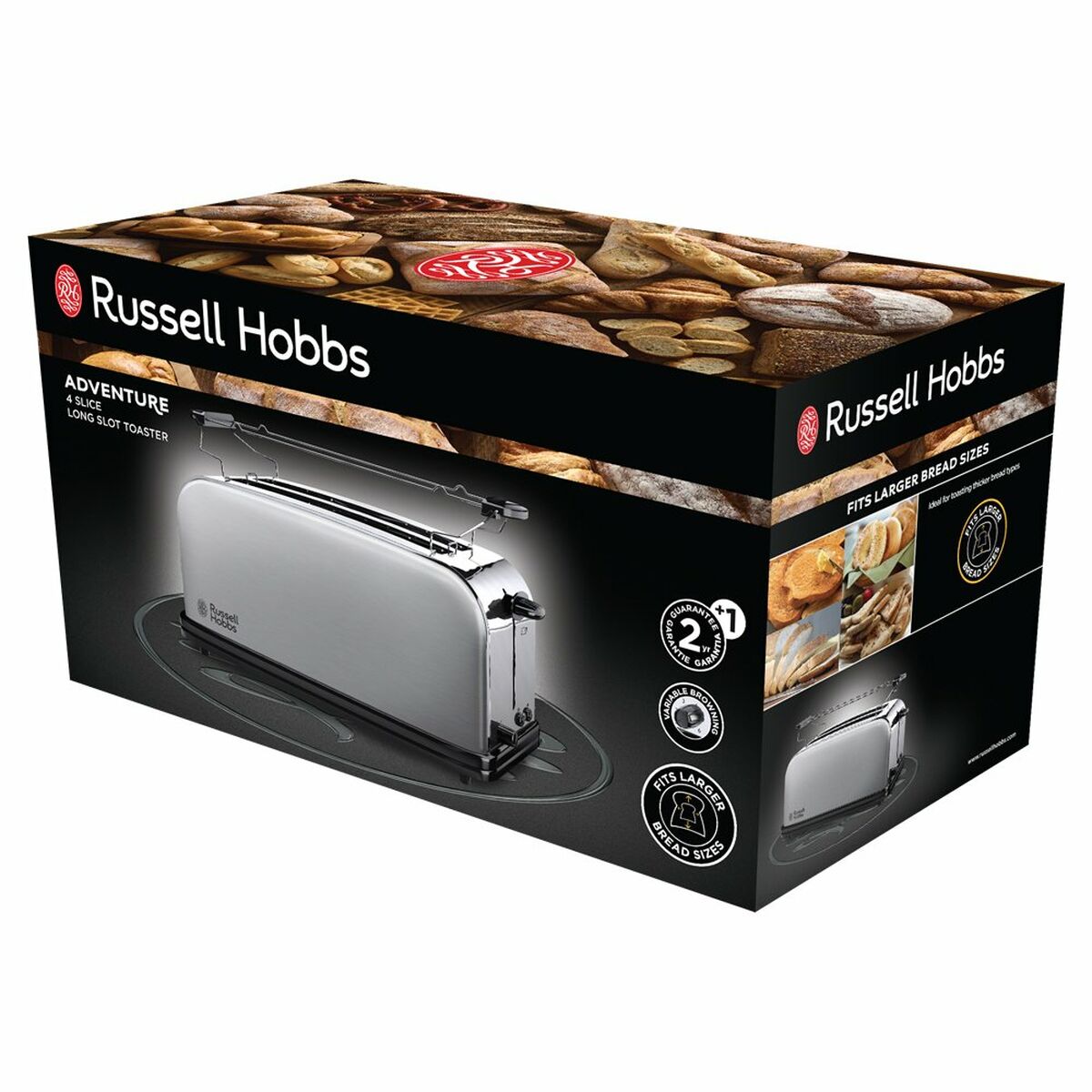 Brödrost Russell Hobbs 23610-56 Rostfritt stål 1600 W - 3