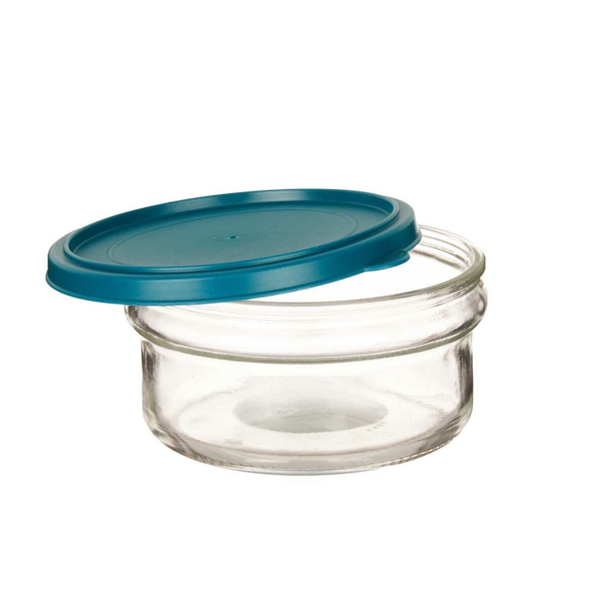 Rund matlåda med lock Grön polypropen 415 ml 12 x 6 x 12 cm (24 antal) - 2