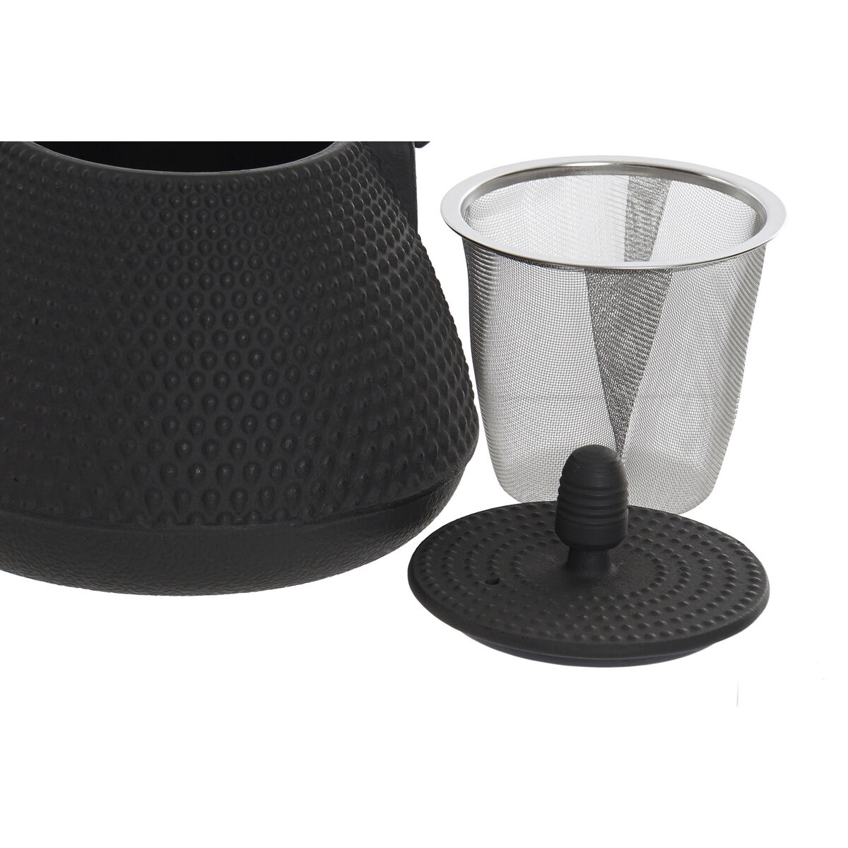 Tekanna DKD Home Decor Svart Rostfritt stål 1 L - 3
