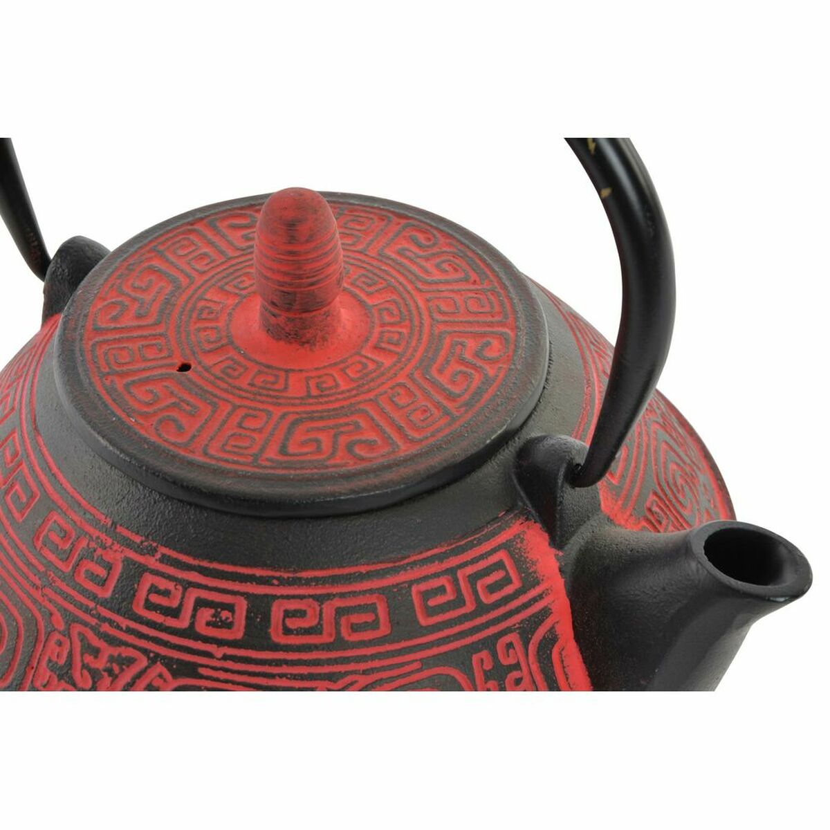 Tekanna DKD Home Decor Röd Svart 800 ml - 2
