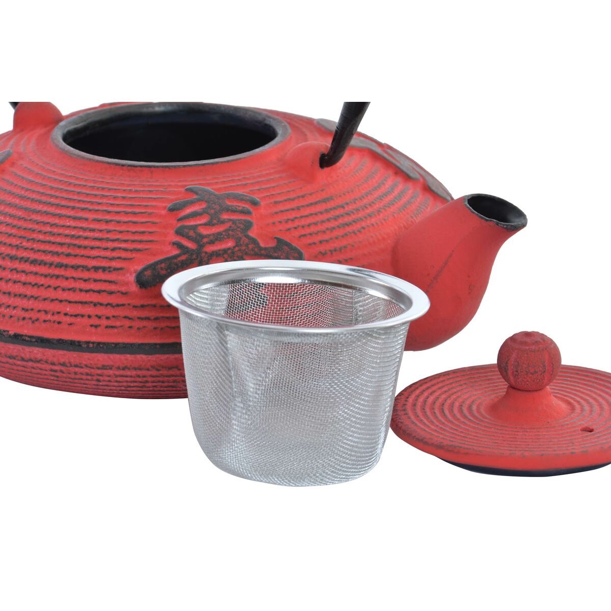 Tekanna DKD Home Decor Röd 800 ml - 4