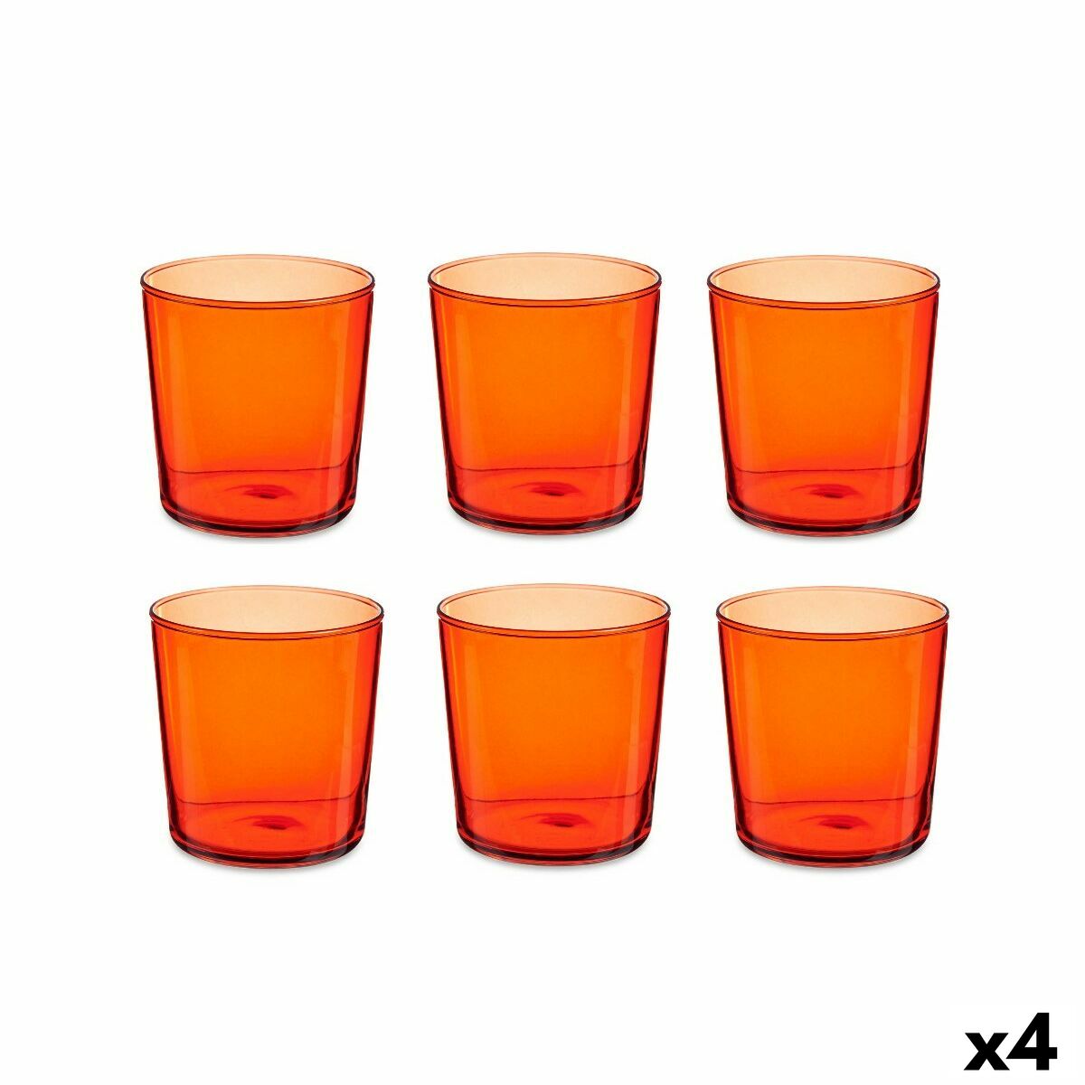 Glasset Bistro Röd Glas 380 ml (4 antal)