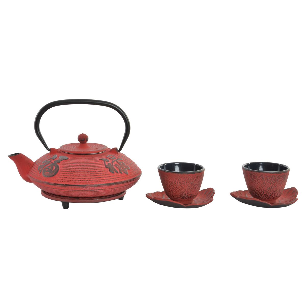 Spel: Tekanna DKD Home Decor Röd Svart (800 ml)