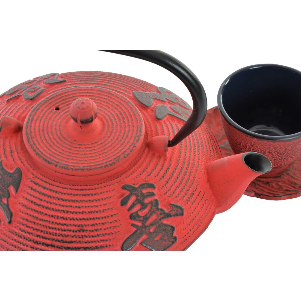 Spel: Tekanna DKD Home Decor Röd Svart (800 ml) - 2
