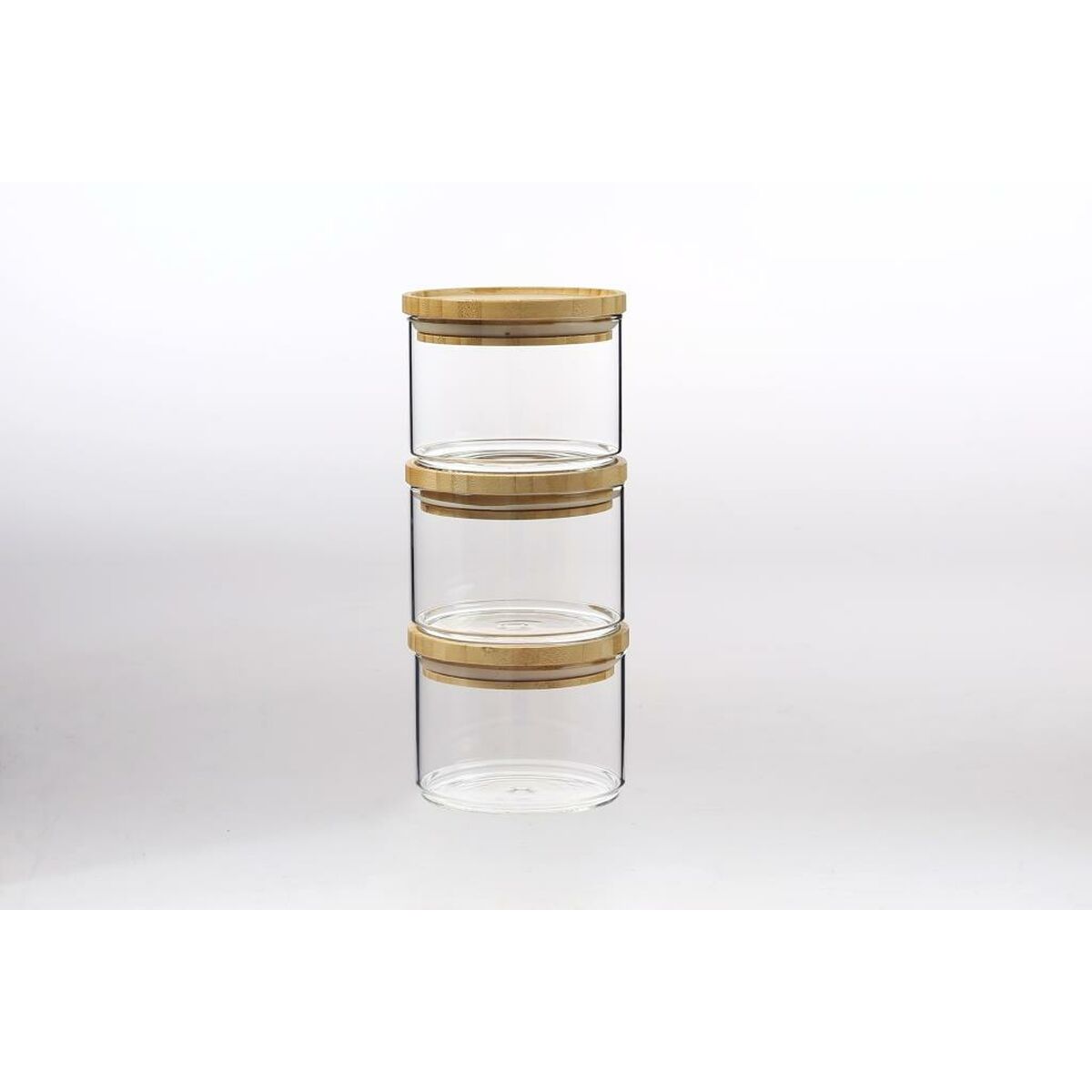 Uppsättning med 3 Burkar DKD Home Decor 10 x 10 x 7,5 cm - 3